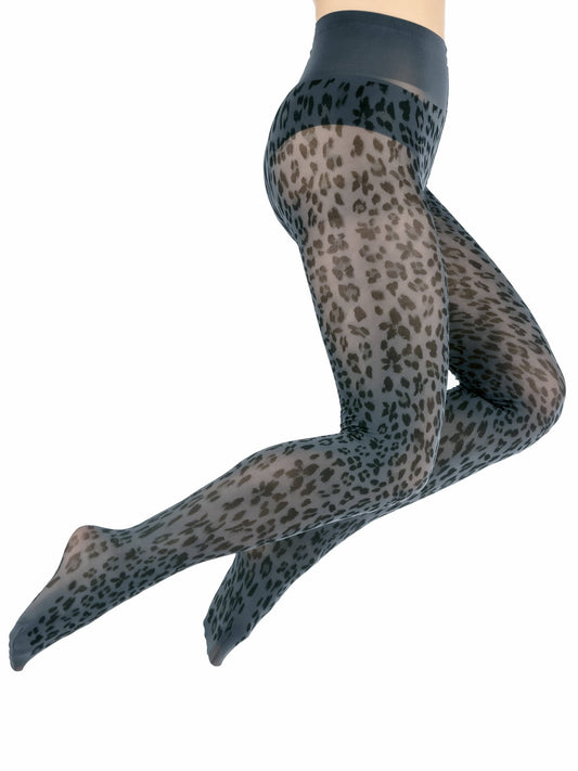 Roxanne Leopard Print Tights - Limited Edition