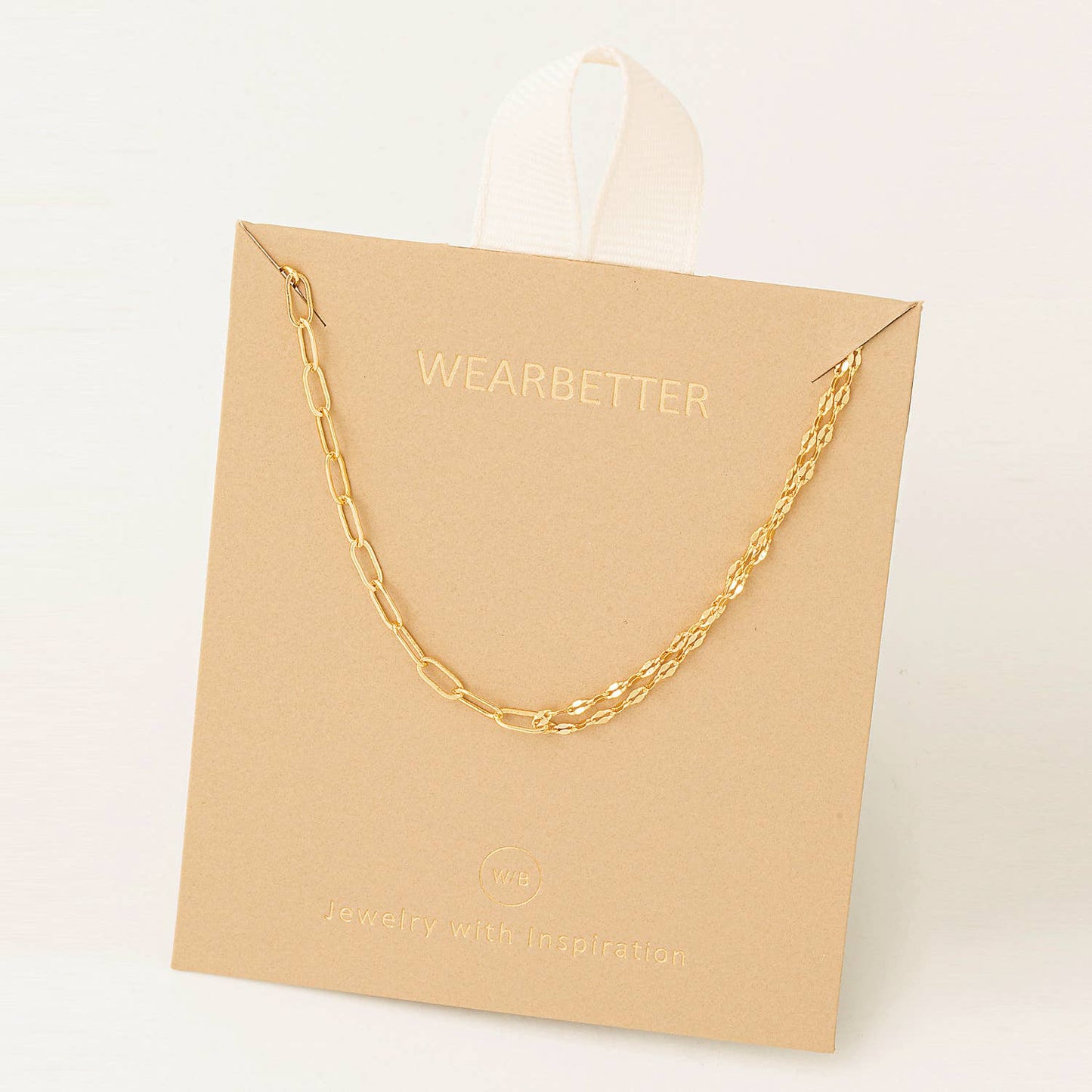 Dainty Two Type Chain Necklace